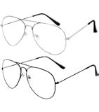 Dervin Transparent Night Driving Aviator Sunglasses for Men and Women ...