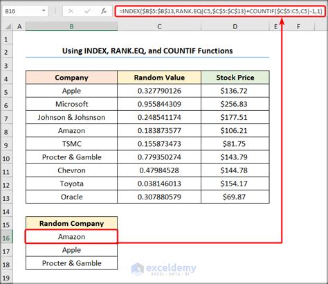 Image result for Randomizing Data in Excel