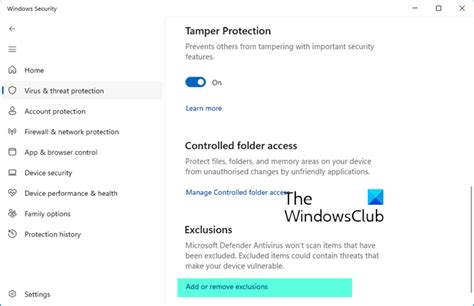 Image result for Add Exception to Windows Defender