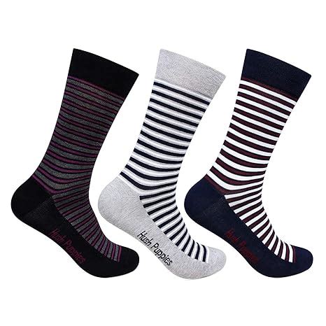 Buy Hush Puppies Men's Cotton Calf Length Socks (BROHPM-05-PO3 ...