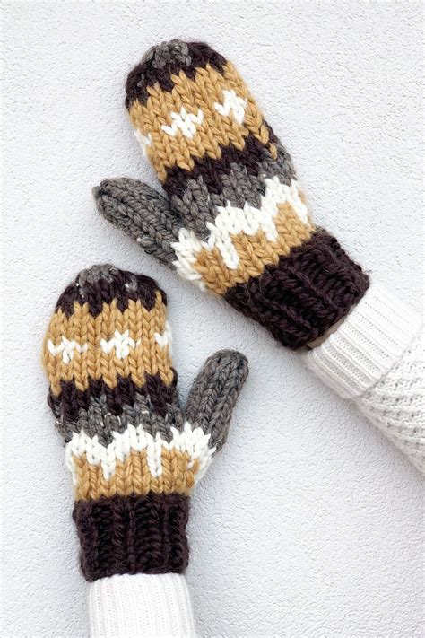 Image result for Basic Knitted Mitten Pattern