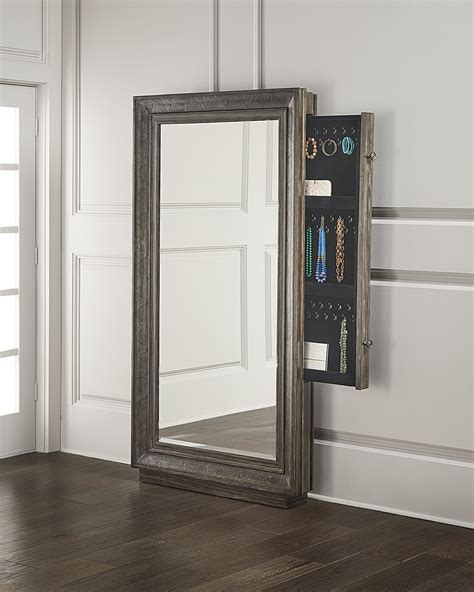 Hooker Furniture Big Sky Floor Mirror With Jewelry Storage | Neiman Marcus