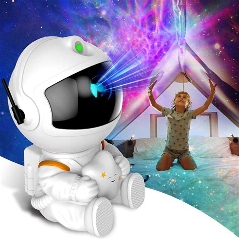 FSSQBFLC Plastic Astronaut Galaxy Projector, Star Projector Galaxy ...