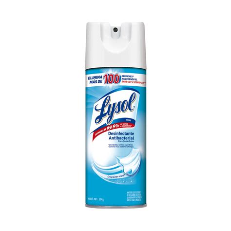 Aerosol desinfectante aroma Crisp Linen | Lysol México