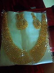 Sukkhi Gleaming Peacock Four Strings Gold Plated Necklace Set for Women ...