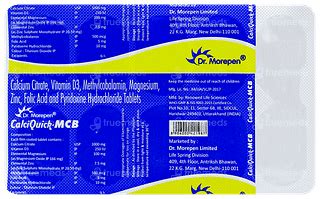 Calciquick Mcb Tablet 10 - Uses, Side Effects, Dosage, Price | Truemeds