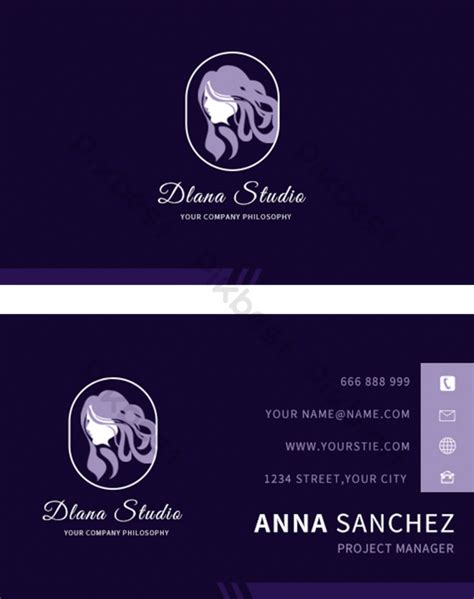 Hair Salon Business Card Design 的图像结果