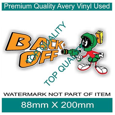 Alien Back Off Decal 的图像结果