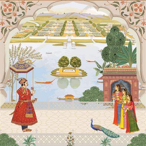 Heera Mandi, Opulent Oasis Wallpaper - Magicdecor®