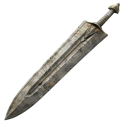 Spartan Spear with Long Shaft Ancient Greek Weapon 47412324 PNG