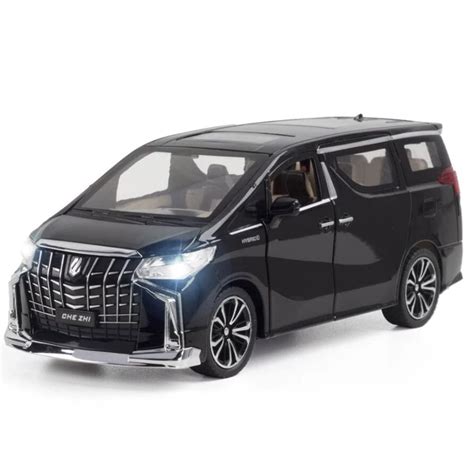 MILITO® Alphard die cast Black New car Diecast Alloy Metal Pull Back ...