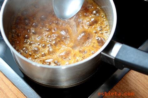 Caramelo líquido casero muy fácil - Recetas de Esbieta