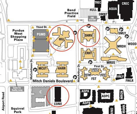 Purdue Lafayette Campus Map