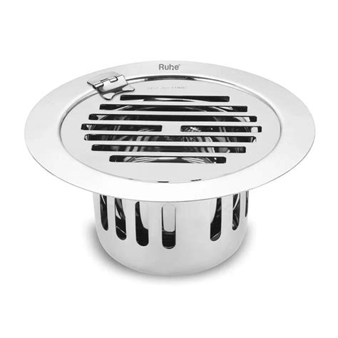 Round Floor Drains with Trap – Buy Online at Best Price | Ruhe India