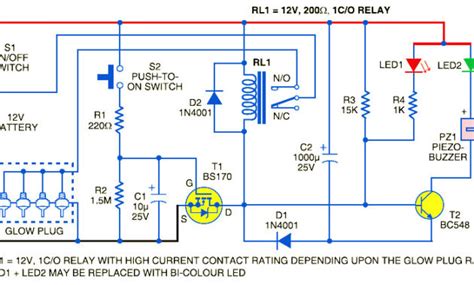Glow Plug Control Module | Electronic Schematic Diagram