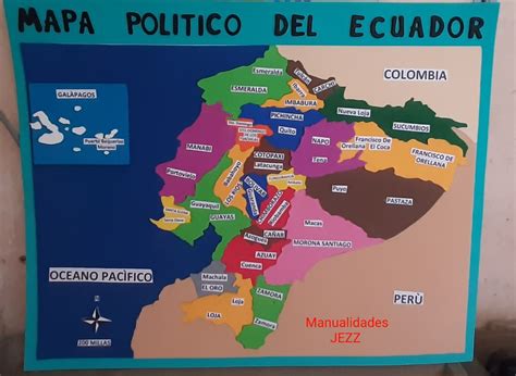 Mapa político de Perú con sus capitales y ciudades principales