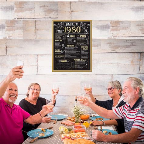 42th Birthday Decorations for Men Women 42th Birthday Gift for Him Back ...