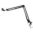 ARCTIC Adjustable Microphone Boom Arm Stand with Desk Mount Clamp & Mic ...