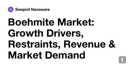 Boehmite Market: Growth Drivers, Restraints, Revenue & Market Demand ...