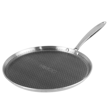 Vinod SAS Pro Platinum Triply Stainless Steel Dosa Tawa | 4.0 mm Thick ...