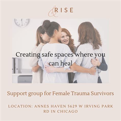 In-Person Support Group for Female Trauma Survivors (Chicago, IL ...