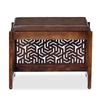 Buy Nilkamal Corner Solid Wood Coffee Table with 2 Set Stools (Walnut)