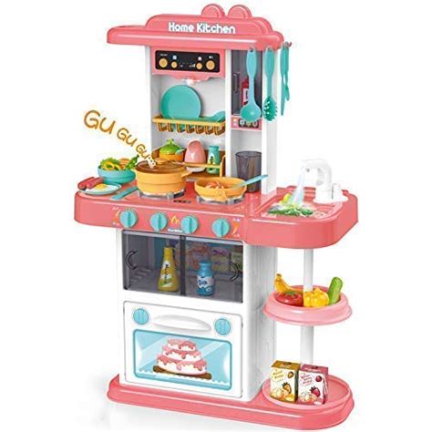 Buy UNIQUE CREATION Kids 43 Piece Kitchen Play Set with Lights & Sound ...