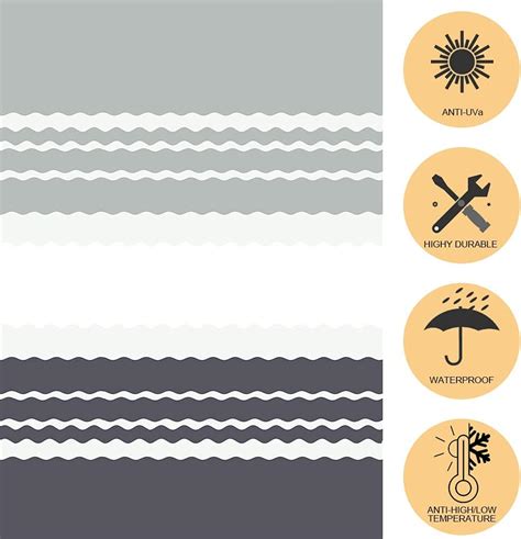 Buy Suncode RV Awning Premium Grade Vinyl Canopy Replacement Waterpoof ...