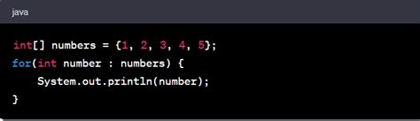Image result for La Fonction for En Java
