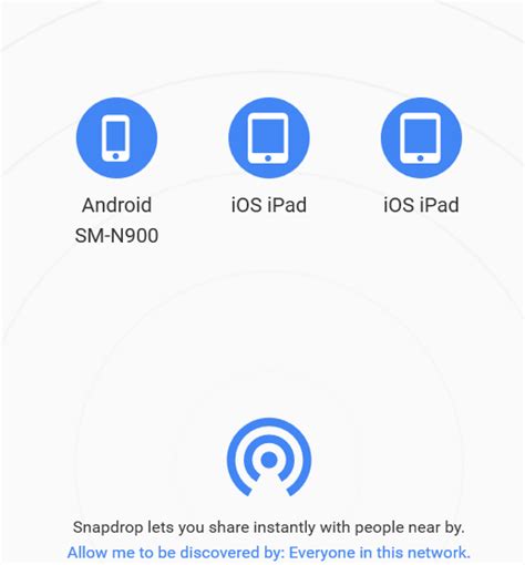 Using Snapdrop 的图像结果