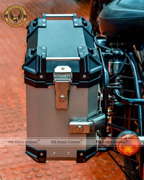 Wanderer Motorcycle Pannier Boxes for Royal Enfield Hunter | Old School ...