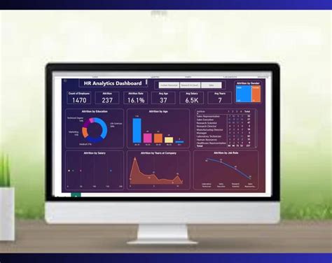 Modern HR Analytics Power BI Dashboard | Employee Attrition & Workforce ...