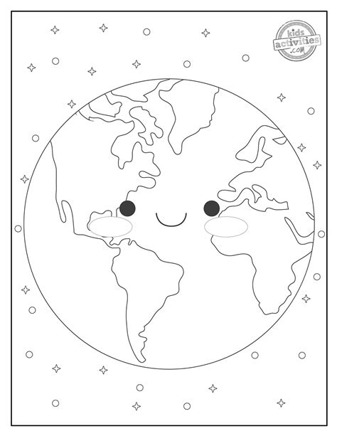 Earth Coloring Pages