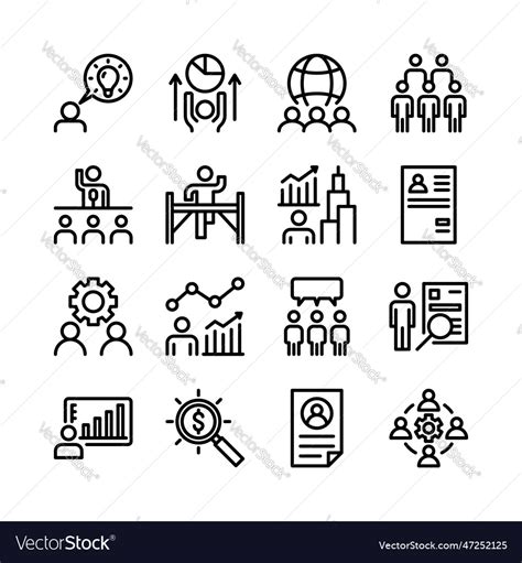 Vector Business Icon Set 的图像结果