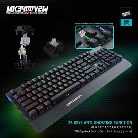 Ant Esports MK3400V2 W Mechanical Pro World of Warship Edition Wired R ...