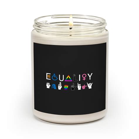 Lesbian Sign Scented Candles Equality Asl Sign Language Hand Sign ...