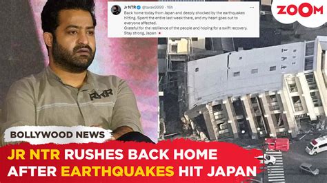 Jr NTR gets back HOME from Japan after DEVASTATING Earthquakes | Times Now