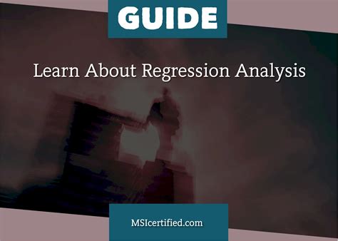 Image result for Regression Analysis Explained