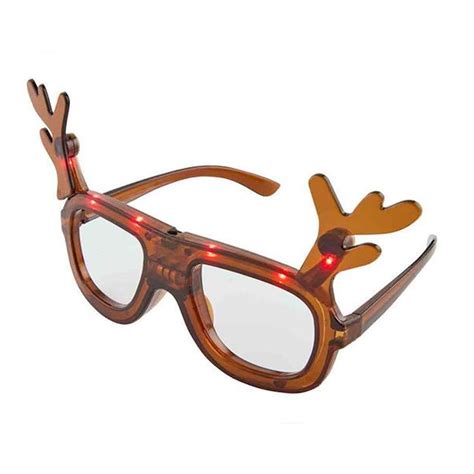 Mud Pie Holiday Light-Up Glasses