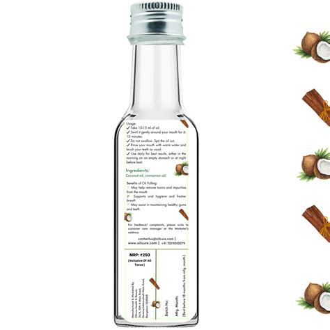 Coconut Cinnamon Oil Pulling – Oilcure | Nxtgen Ayurveda