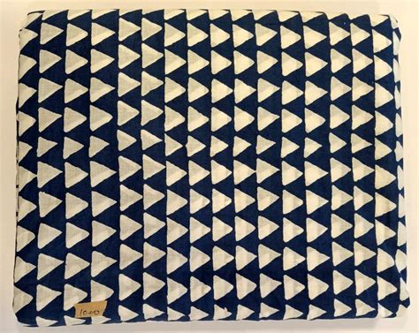 Indian Cotton Handmade Floral Print Fabric Sanganeri Flower Print ...