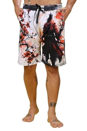 Buy Yellow Tree Ninja Printed Men Shorts Multicolour at Amazon.in