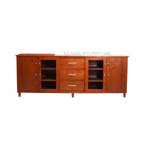 WILLIAM TEAK WOOD CROCKERY UNIT – Nilambur Furniture