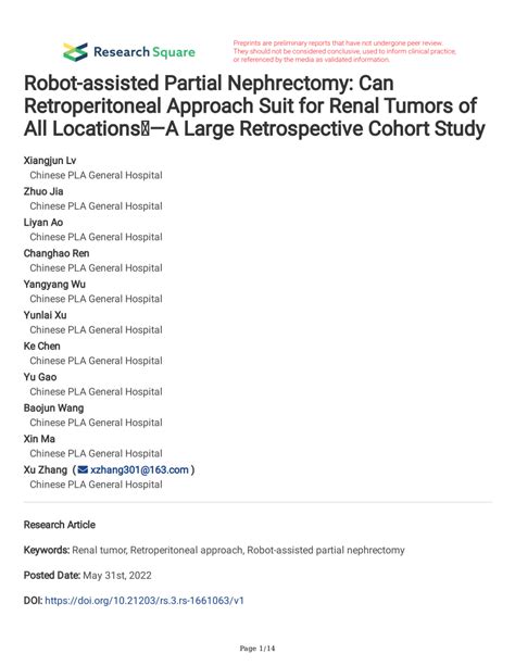 Image result for Retroperitoneal Approach Nephrectomy