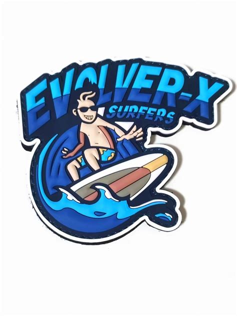 EVOLVER-X 3D Patches (No.2 Surfers) | EVOLVER-X