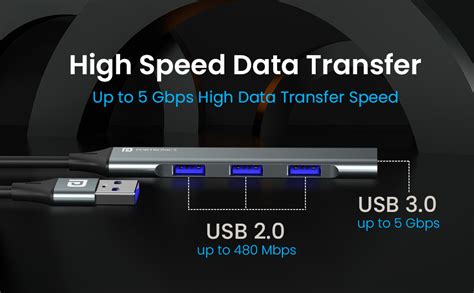 Portronics Mport 31 USB Hub Dock (4-in-1), Multiport Adapter with 1 x ...