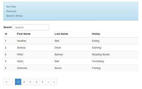 View Sort Search Data Using Grid in Angular 的图像结果