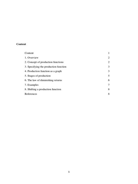 Image result for Production Function Examples