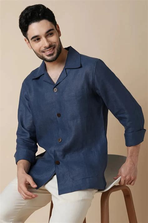 Navy Zenith Shacket Shirt – B Label