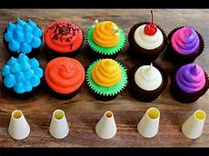 Hairstyles For Cing by Five Cupcake Frosting Styles Using A Piping Tip 5 Hairstyles For Cing